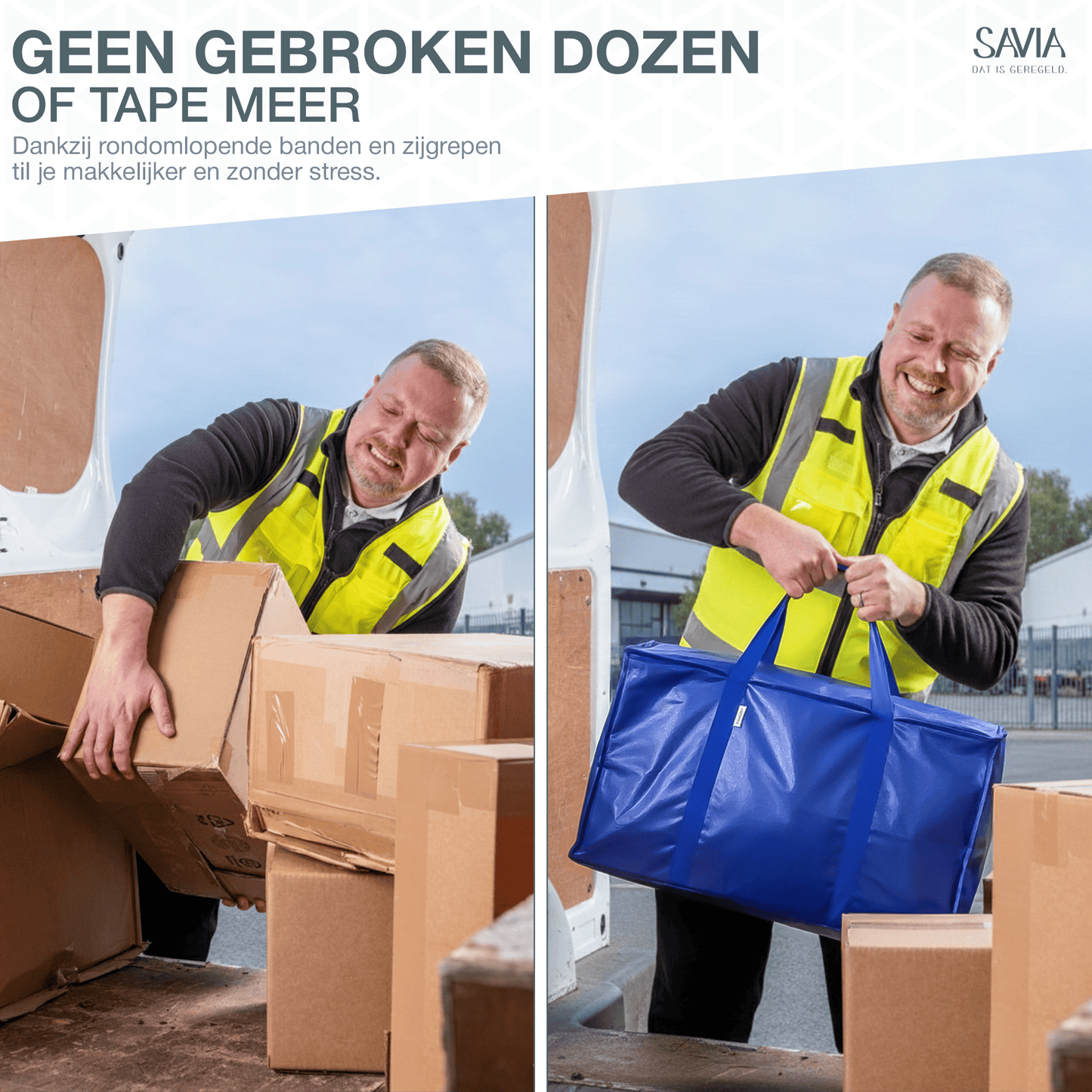 Verhuistassen - Set van 6 - 90L