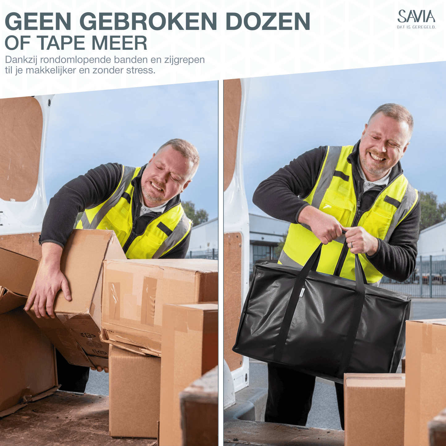 Verhuistassen - Set van 6 - 90L