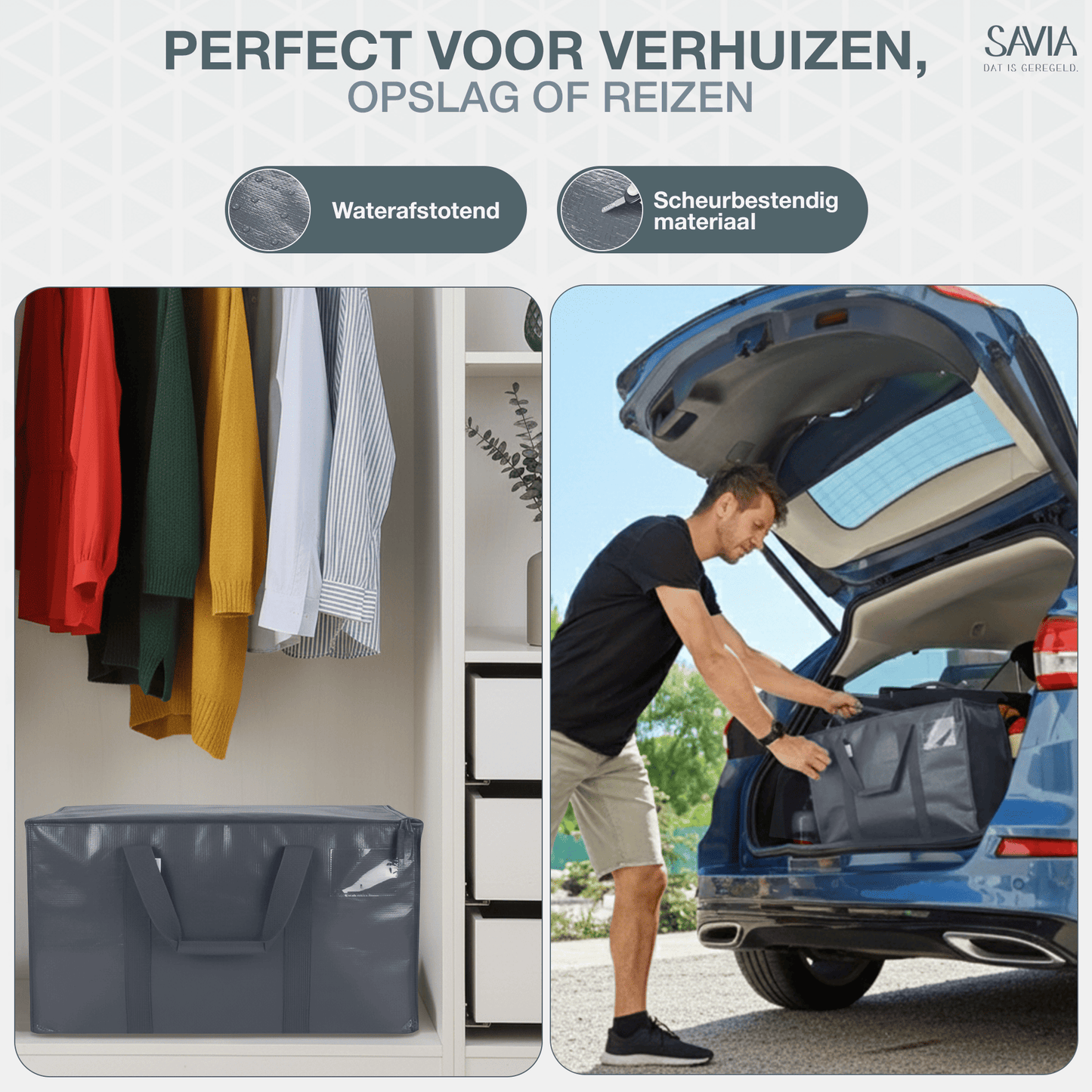 Verhuistassen - Set van 6 - 90L