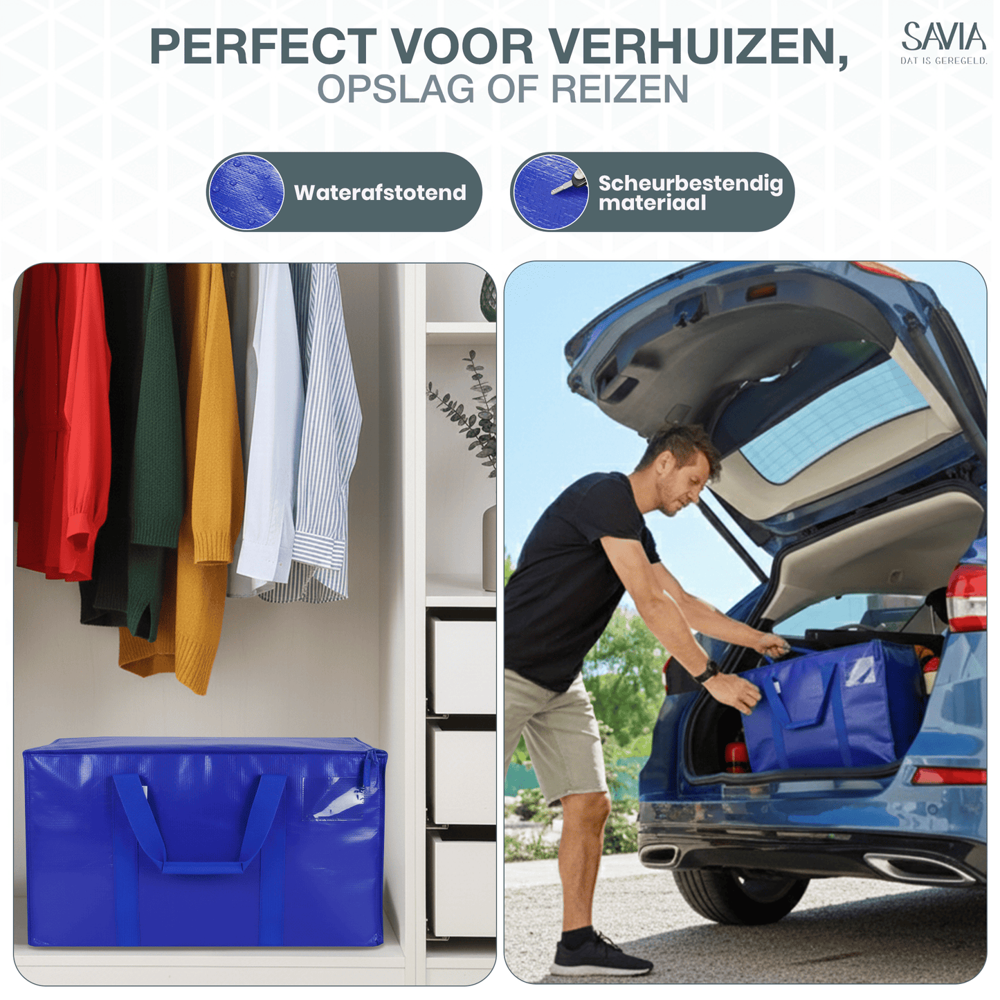 Verhuistassen - Set van 6 - 90L