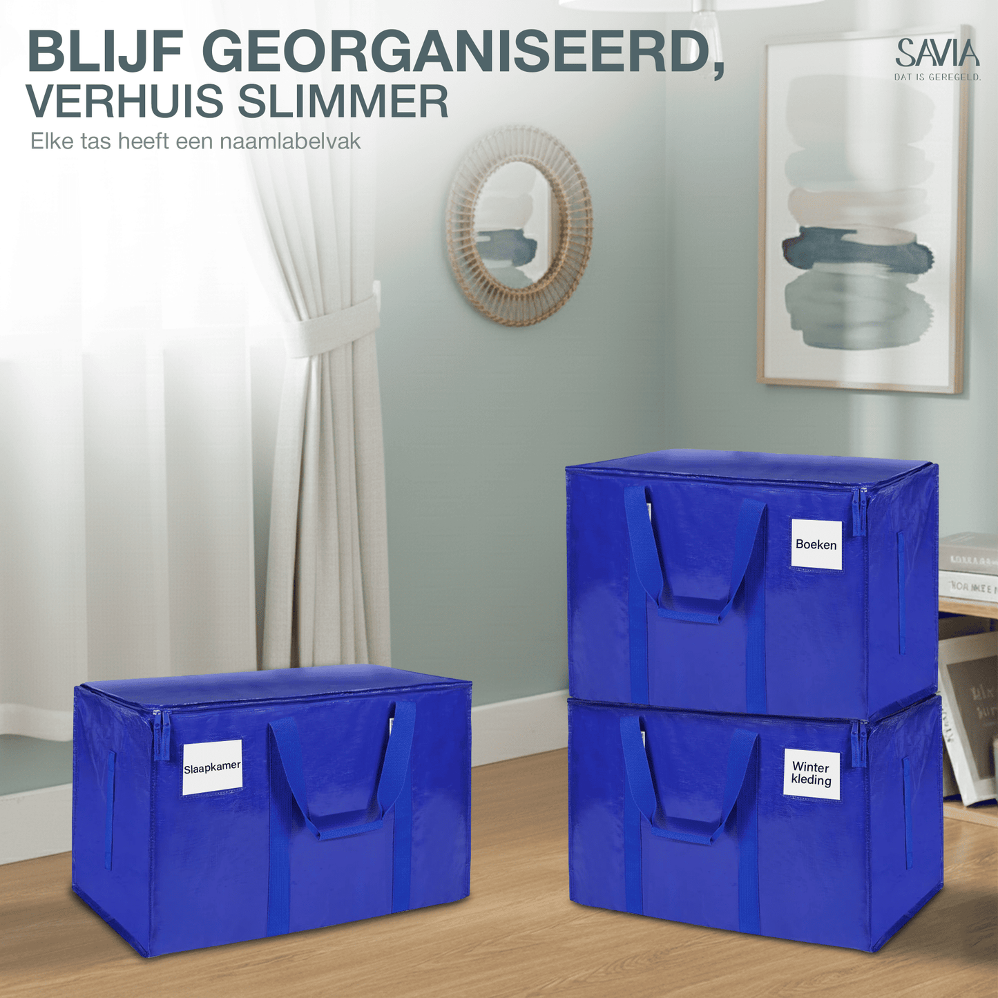 Verhuistassen - Set van 6 - 90L