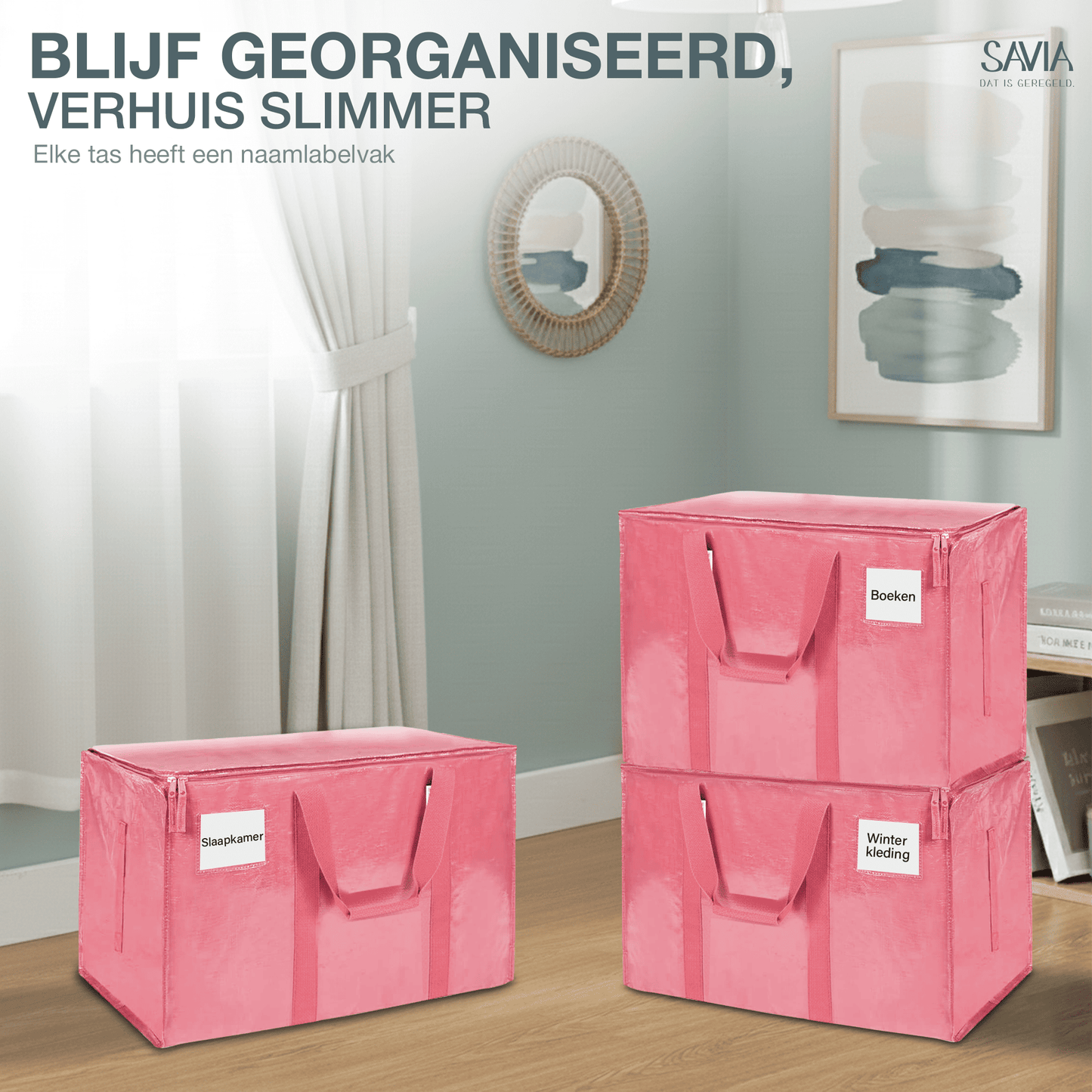 Verhuistassen - Set van 6 - 90L