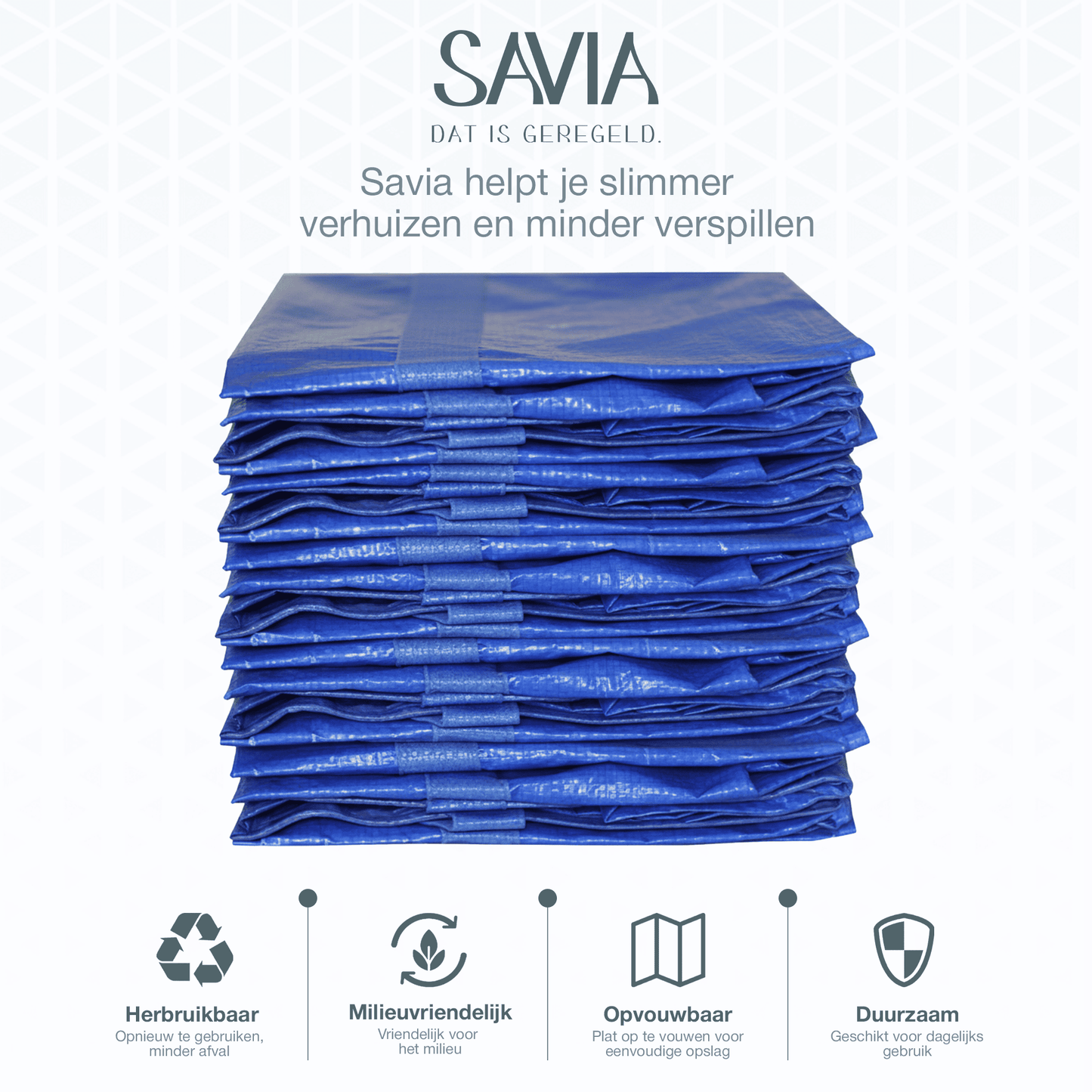 Verhuistassen - Set van 6 - 90L